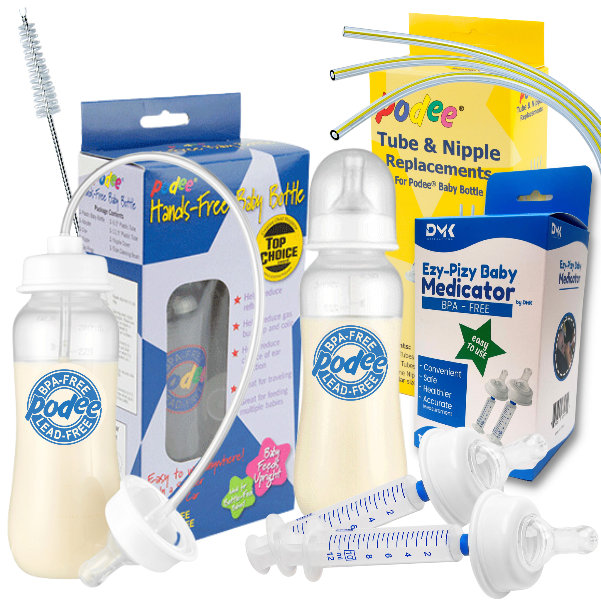 Podee® Hands-Free Baby Bottle Starter Pack
